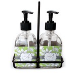 Wild Daisies Glass Soap & Lotion Bottle Set (Personalized)