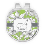 Wild Daisies Golf Ball Marker - Hat Clip - Silver