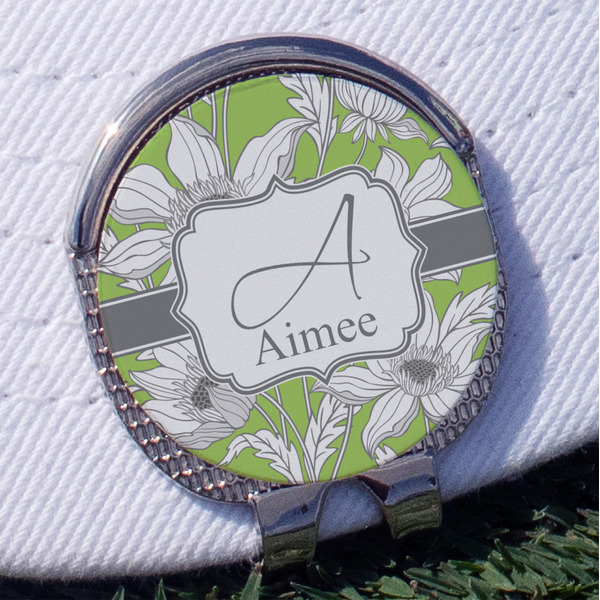 Custom Wild Daisies Golf Ball Marker - Hat Clip