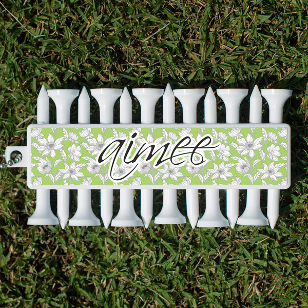 Custom Wild Daisies Golf Tees & Ball Markers Set (Personalized)
