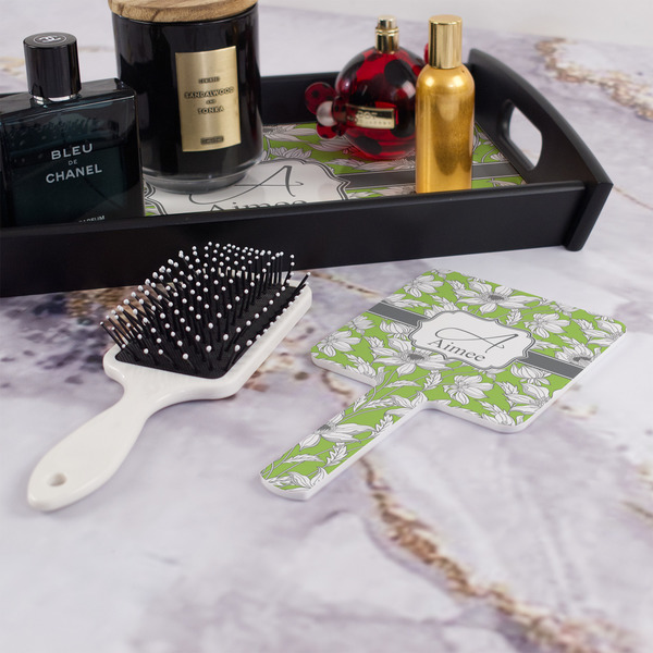 Wild Daisies Hand Mirror - With Hair Brush