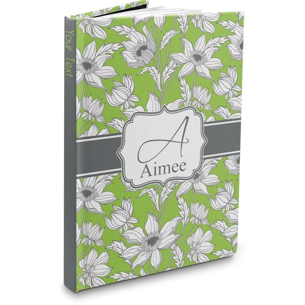 Custom Wild Daisies Hardbound Journal - 5.75" x 8" (Personalized)