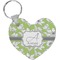Wild Daisies Heart Keychain (Personalized)