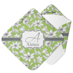 Wild Daisies Hooded Baby Towel (Personalized)