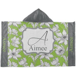 Wild Daisies Kids Hooded Towel (Personalized)