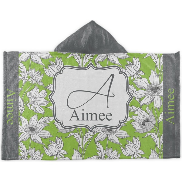 Custom Wild Daisies Kids Hooded Towel (Personalized)