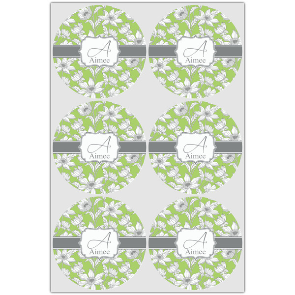 Wild Daisies Icing Circle - Large - Set of 6