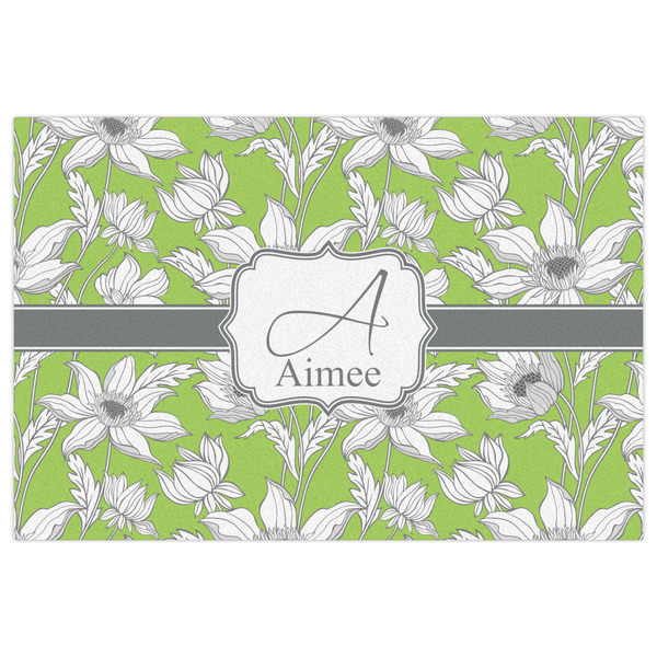 Wild Daisies Indoor / Outdoor Rug - 4'x6' - Front Flat