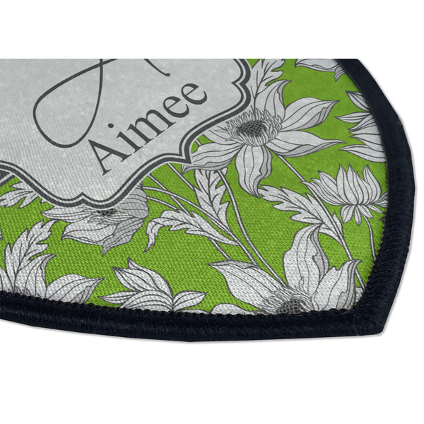 Wild Daisies Iron on Shield 3 Detail