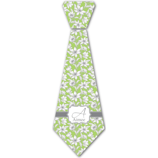 Custom Wild Daisies Iron On Tie - 4 Sizes w/ Name and Initial