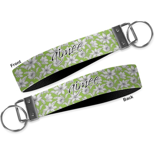 Wild Daisies Key-chain - Metal and Nylon - Front and Back