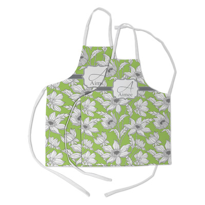 Wild Daisies Kid's Apron w/ Name and Initial