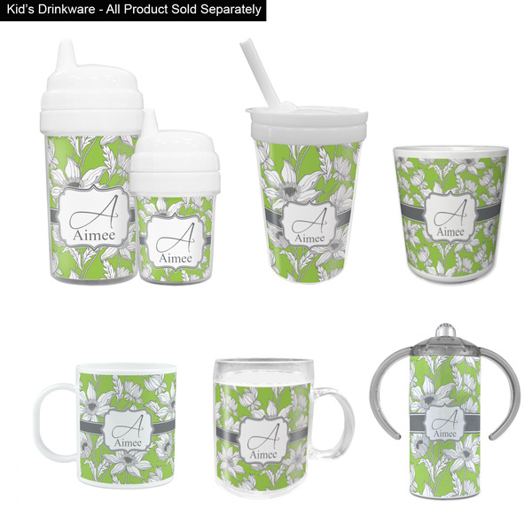 Wild Daisies Kid's Drinkware - Customized & Personalized