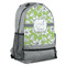 Wild Daisies Large Backpack - Gray - Angled View
