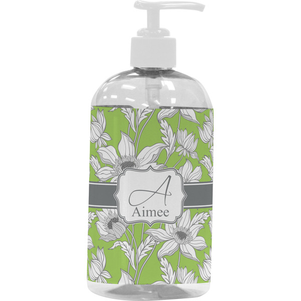 Wild Daisies Large Liquid Dispenser (16 oz) - White
