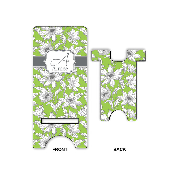 Wild Daisies Large Phone Stand - Front & Back