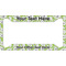 Wild Daisies License Plate Frame - Style A (Personalized)