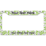Wild Daisies License Plate Frame - Style B (Personalized)