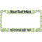 Wild Daisies License Plate Frame Wide