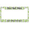 Wild Daisies License Plate Frame - Style B (Personalized)