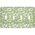 Wild Daisies Light Switch Cover (4 Toggle Plate)