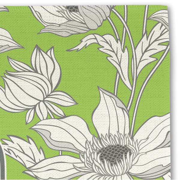 Wild Daisies Linen Placemat - DETAIL