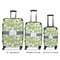 Wild Daisies Luggage Bags all sizes - With Handle