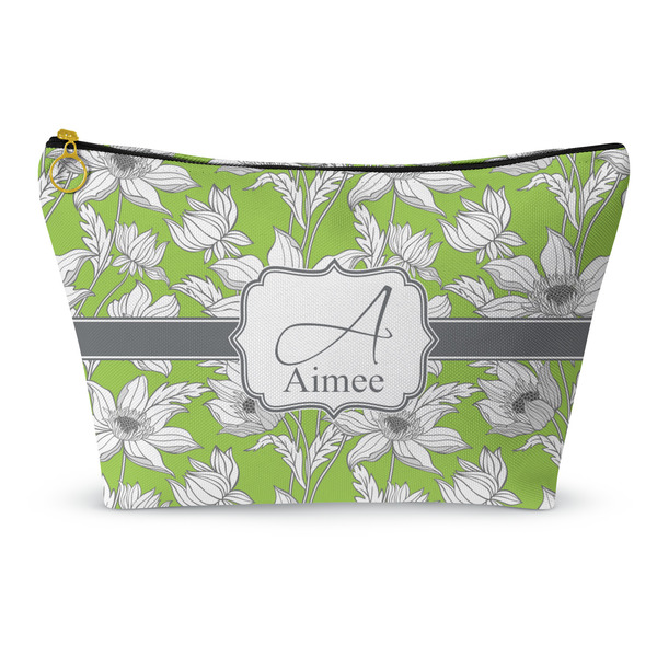 Custom Wild Daisies Makeup Bag - Small - 8.5"x4.5" (Personalized)