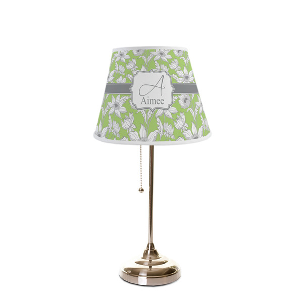 Wild Daisies Poly Film Empire Lampshade - On Stand