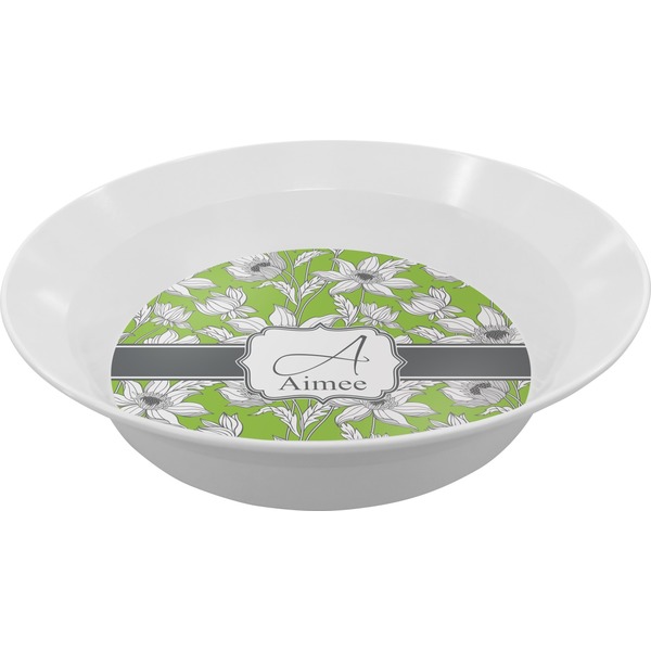 Custom Wild Daisies Melamine Bowl (Personalized)