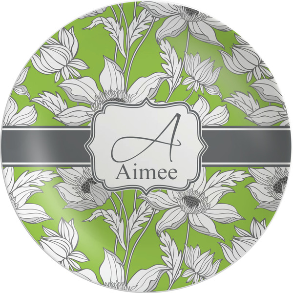 Custom Wild Daisies Melamine Plate (Personalized)
