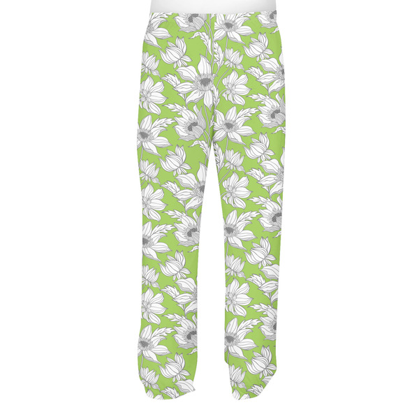 Wild Daisies Men's Pjs Back - on model