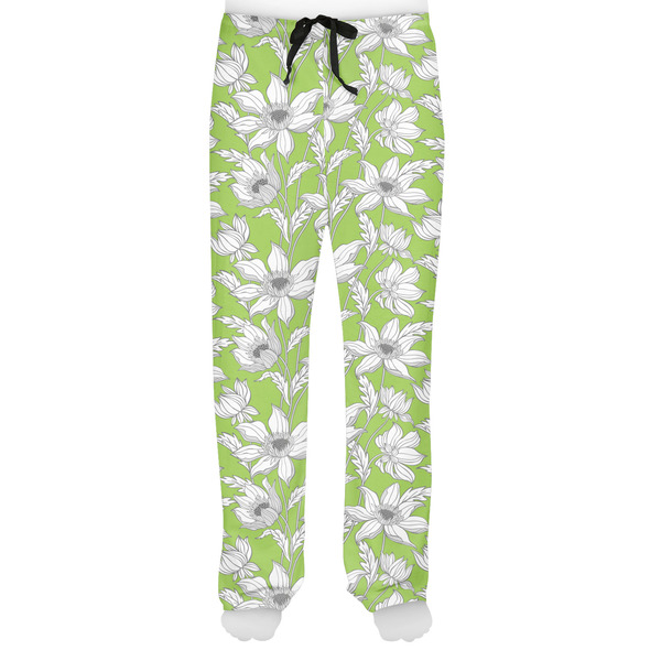 Wild Daisies Men's Pjs Front - on model
