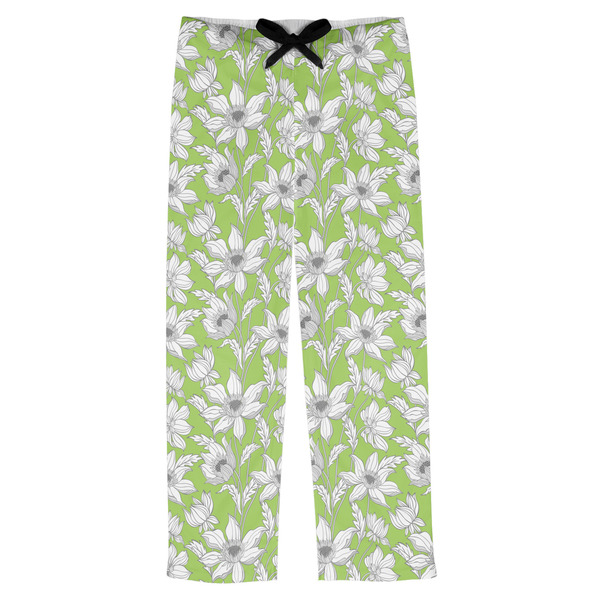 Custom Wild Daisies Mens Pajama Pants - 2XL