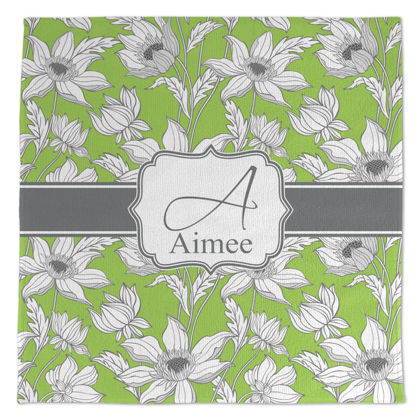 Custom Wild Daisies Microfiber Dish Towel (Personalized)
