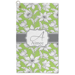 Wild Daisies Microfiber Golf Towel - Large (Personalized)