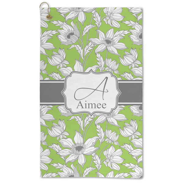 Custom Wild Daisies Microfiber Golf Towel - Large (Personalized)