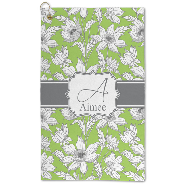 Custom Wild Daisies Microfiber Golf Towel - Large (Personalized)