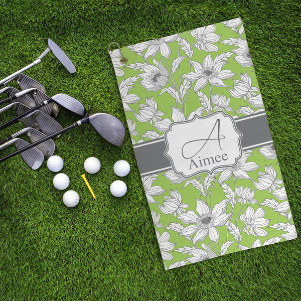 Wild Daisies Microfiber Golf Towels - LIFESTYLE