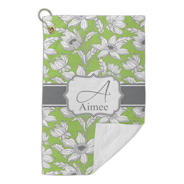 Wild Daisies Microfiber Golf Towels Small - FRONT FOLDED