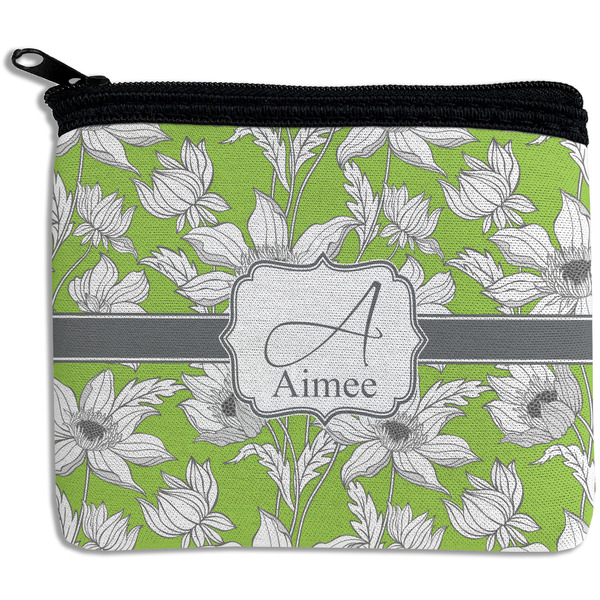 Custom Wild Daisies Rectangular Coin Purse (Personalized)