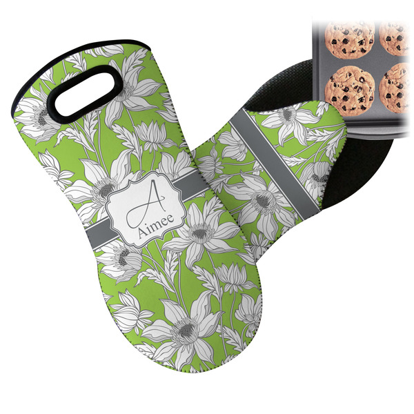 Wild Daisies Neoprene Oven Mitt