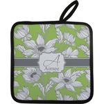 Wild Daisies Pot Holder w/ Name and Initial