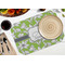 Wild Daisies Octagon Placemat - Single front (LIFESTYLE) Flatlay