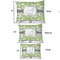 Wild Daisies Outdoor Dog Beds - SIZE CHART