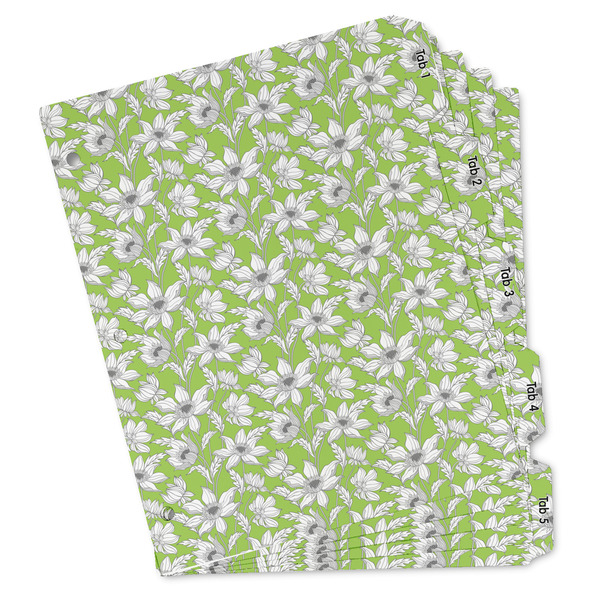 Custom Wild Daisies Binder Tab Divider Set (Personalized)