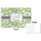 Wild Daisies Disposable Paper Placemat - Front & Back