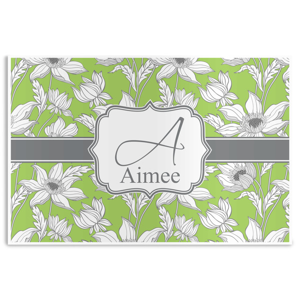 Custom Wild Daisies Disposable Paper Placemats (Personalized)