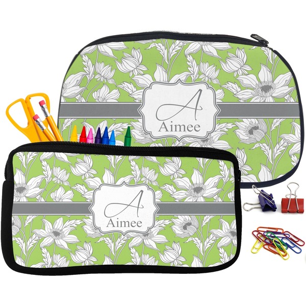 Wild Daisies Pencil / School Supplies Bags Small and Medium