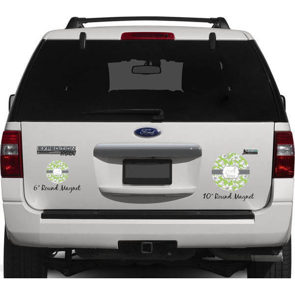 Wild Daisies Personalized Car Magnets on Ford Explorer